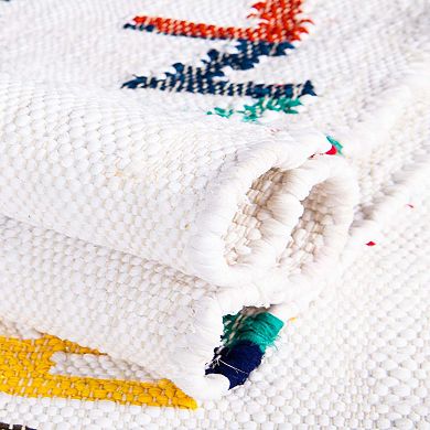 Unique Loom Aztec Chindi Trellis Throw or Area Rug