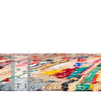 Unique Loom Candy Chindi Trellis Throw or Area Rug