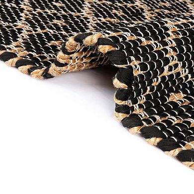 Unique Loom Chindi Trellis Throw or Area Rug