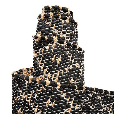 Unique Loom Chindi Trellis Throw or Area Rug