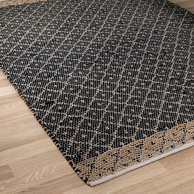 Unique Loom Chindi Trellis Throw or Area Rug