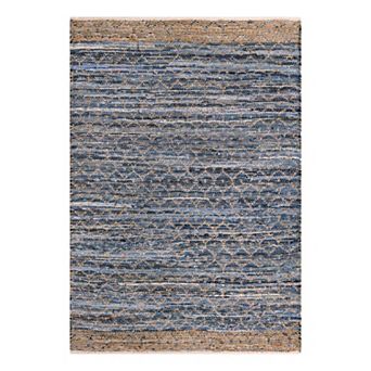 Unique Loom Chindi Trellis Throw or Area Rug