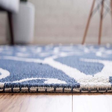 Unique Loom Scroll Decatur Throw or Area Rug