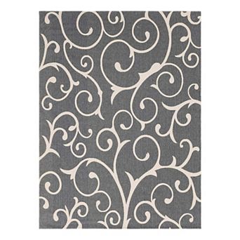 Unique Loom Scroll Decatur Throw or Area Rug