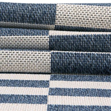 Unique Loom Striped Decatur Throw & Area Rug