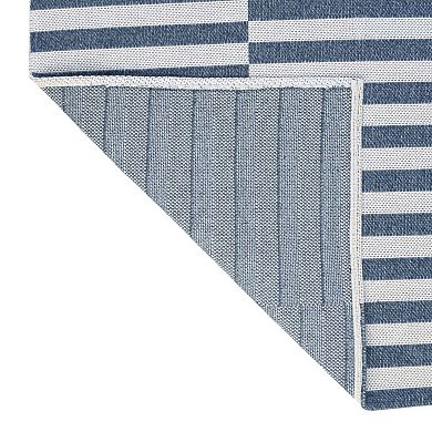Unique Loom Striped Decatur Throw & Area Rug