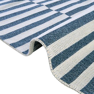 Unique Loom Striped Decatur Throw & Area Rug