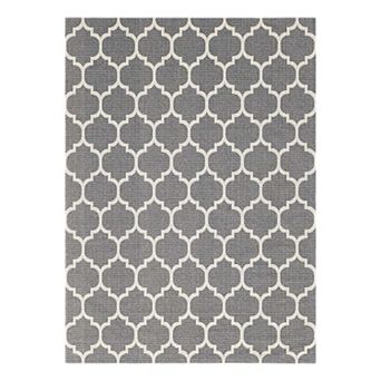 Unique Loom Trellis Decatur Indoor/Outdoor Throw or Area Rug