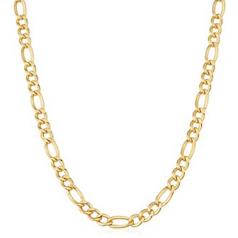 Fremada 14k Gold-Filled 5.2 mm Figaro Chain Necklace