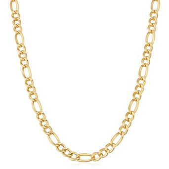 Fremada 14k Gold-Filled 5.2 mm Figaro Chain Necklace