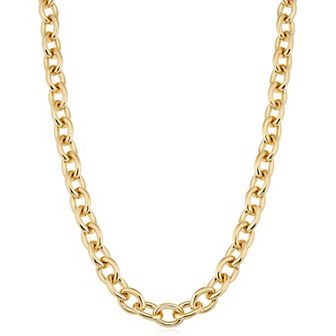 Fremada 14k Gold-Filled 7.55 mm Oval Link Chain Necklace