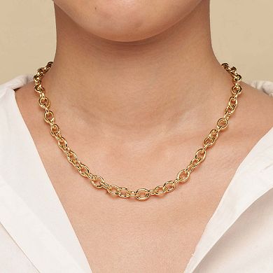 Fremada 14k Gold-Filled 7.55 mm Oval Link Chain Necklace