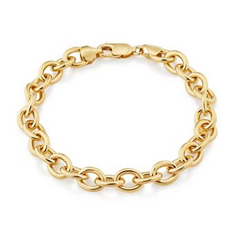 Fremada 14k Gold-Filled Oval Link Chain Bracelet
