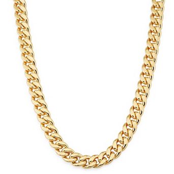 Fremada 14k Gold-Filled 9.1 mm Miami Cuban Link Chain Necklace