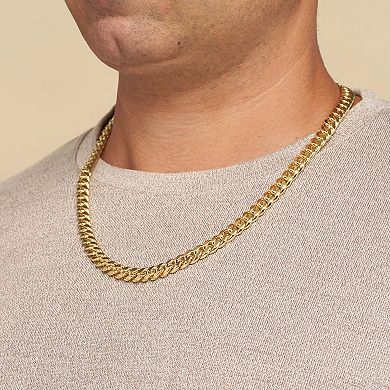 Fremada 14k Gold-Filled 9.1 mm Miami Cuban Link Chain Necklace