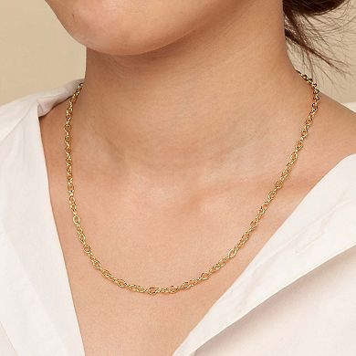 Fremada 14k Gold-Filled 3.05 mm Parallel Cable Chain Necklace