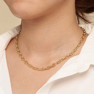 Fremada 14k Gold-Filled 5 mm Parallel Cable Chain Necklace