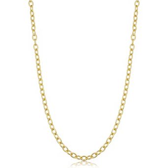 Fremada 14k Gold-Filled 3.3 mm Oval Cable Chain Necklace