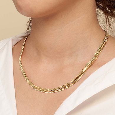 Fremada 14k Gold-Filled 6 mm Saduza Chain Necklace