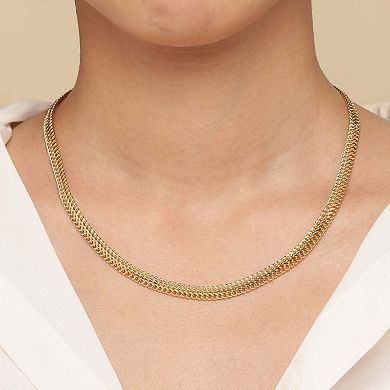 Fremada 14k Gold-Filled 6 mm Saduza Chain Necklace