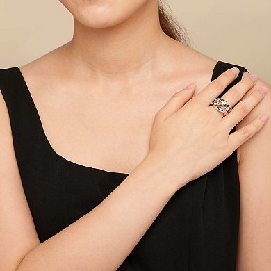Fremada Sterling Silver Chunky Mariner Link Ring