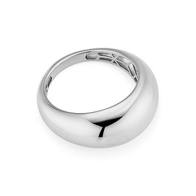 Fremada Sterling Silver 9.75 mm Polished Dome Ring