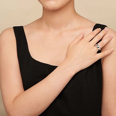 Fremada Sterling Silver 9.75 mm Polished Dome Ring