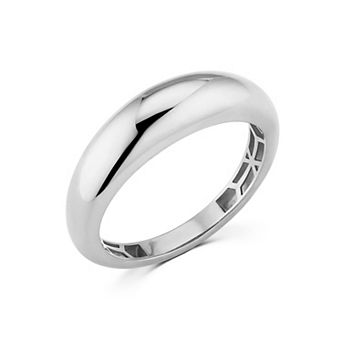 Fremada Sterling Silver 6.75 mm Polished Dome Ring
