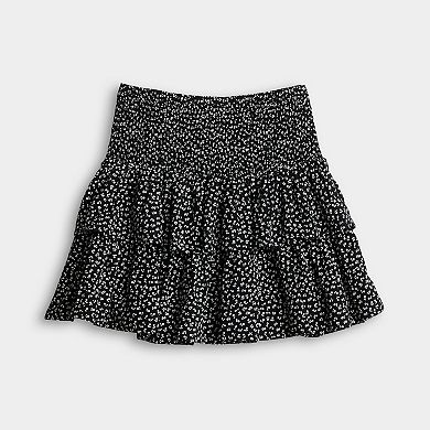 Girls 6-20 SO® Smocked Ruffle Skort in Regular & Plus Size