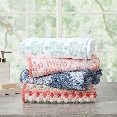 Caro Home Seashore Pique Bath Towel or 2-Pack Hand Towel