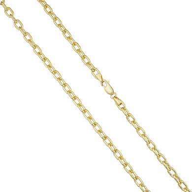 Fremada 14k Gold-Filled 5 mm Parallel Cable Chain Bracelet