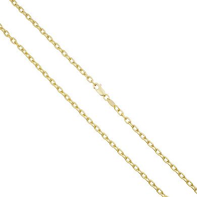 Fremada 14k Gold-Filled 3.05 mm Parallel Cable Chain Bracelet