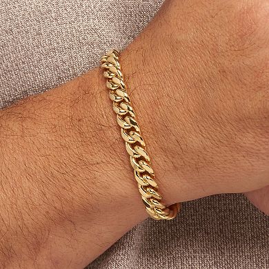Fremada 14k Gold-Filled Miami Cuban Link Chain Bracelet