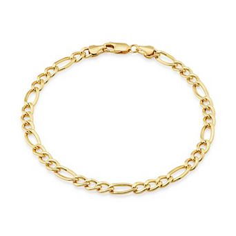 Fremada 14k Gold-Filled Figaro Chain Bracelet