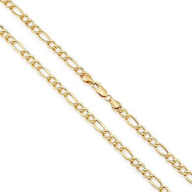 Fremada 14k Gold-Filled Figaro Chain Bracelet