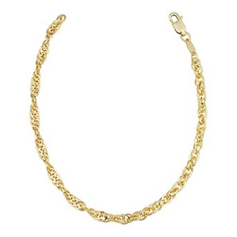 Fremada 14k Gold-Filled Double Cable Bracelet