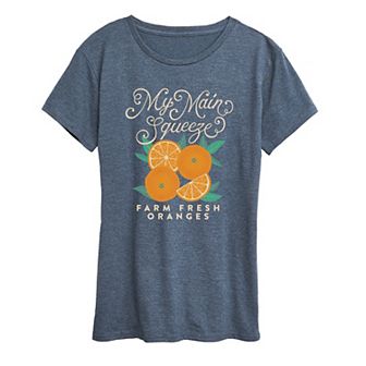 Women's My Main Squeeze Farm Fresh Oranges Graphic Tee