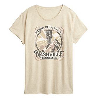Women's Nashville Tennessee Music City Graphic Tee