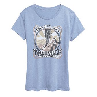 Women's Nashville Tennessee Music City Graphic Tee