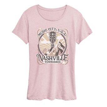 Women's Nashville Tennessee Music City Graphic Tee