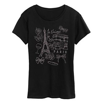 Women's Paris Je T'aime Graphic Tee
