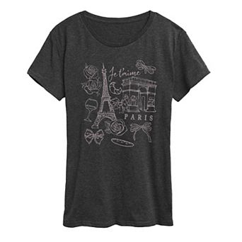 Women's Paris Je T'aime Graphic Tee