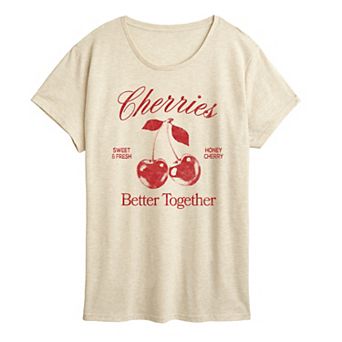 Women's Cherries Better Together Graphic Tee