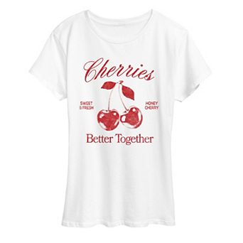 Women's Cherries Better Together Graphic Tee