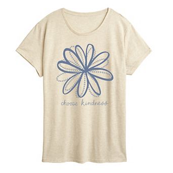 Women's Choose Kindness Floral Graphic Tee