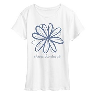 Women's Choose Kindness Floral Graphic Tee