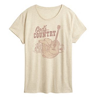Women's God's Country Western Graphic Tee