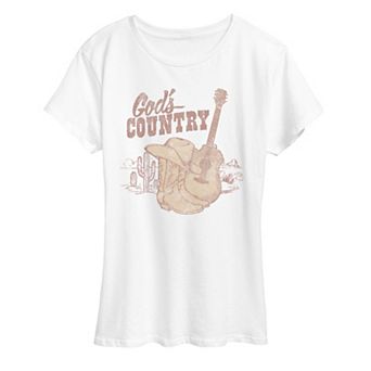 Women's God's Country Western Graphic Tee