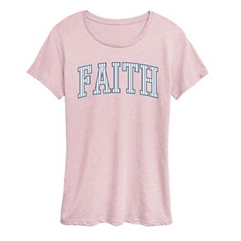 Women's Faith Collegiate Graphic Tee