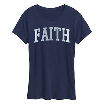 Women's Faith Collegiate Graphic Tee